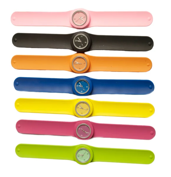 Kolorowy zegarka — Zdjęcie stockowe