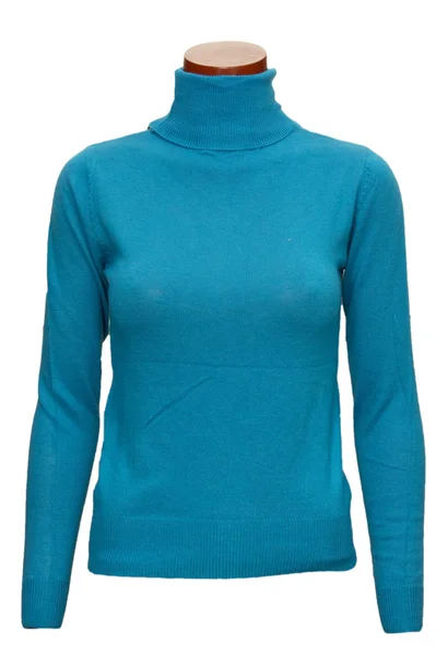 Голубой свитер — стоковое фото