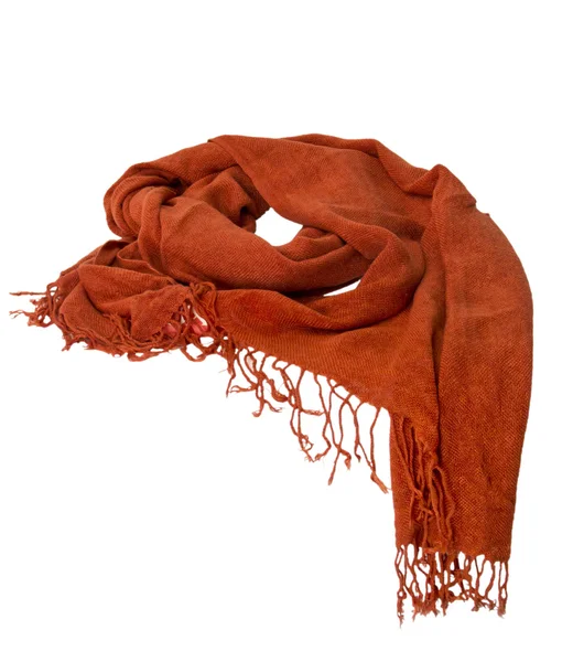 Fashionable scarf on a white background — Stock Photo, Image
