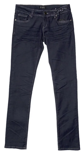 Jeans op een witte achtergrond — Stockfoto