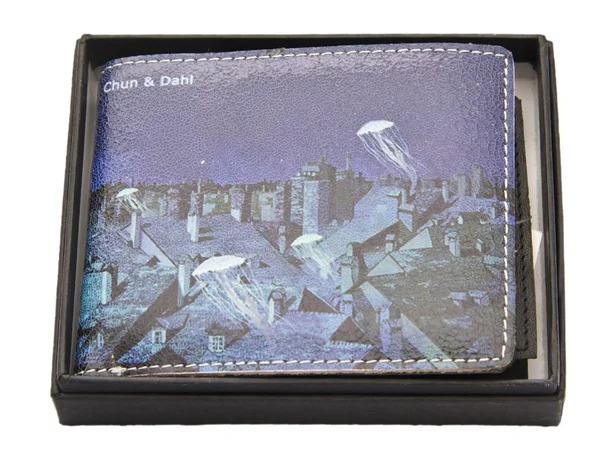 Stylish leather wallet — Stock Photo, Image
