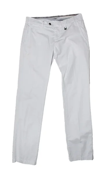 Білі брюки — стокове фото