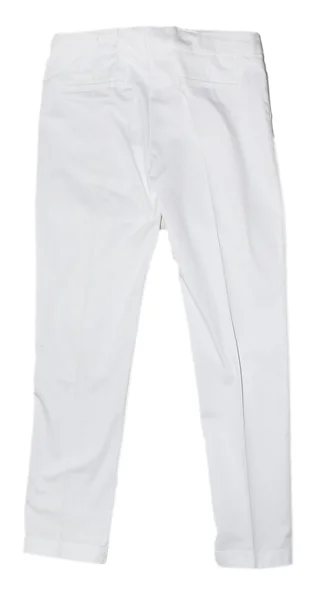 Biały kobiece spodnie — Zdjęcie stockowe