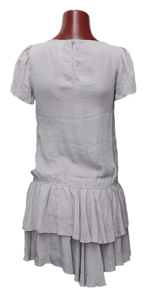 Snygg klänning på skyltdockan isolerad på vit — Stockfoto
