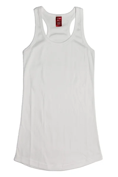 Camisa de algodão sobre um fundo branco — Fotografia de Stock