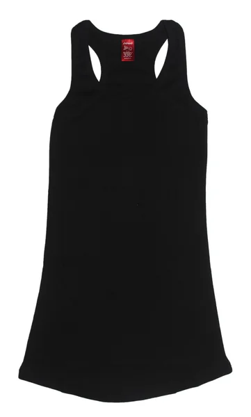 Camisa preta sobre um fundo branco — Fotografia de Stock