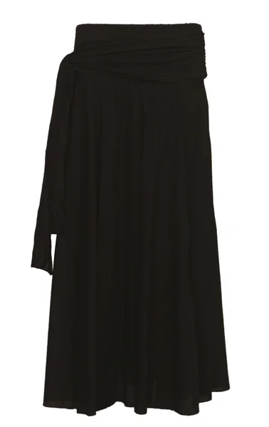 Black skirt isolated on white background — Stock Photo, Image