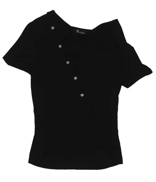 T-shirt nera — Foto Stock