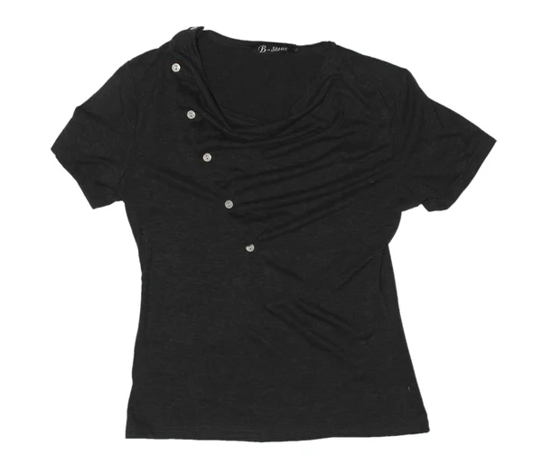 T-shirt preta — Fotografia de Stock