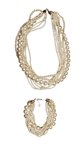Naszyjnik z perl — Zdjęcie stockowe