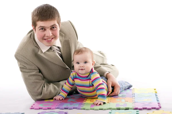 The father of a child — Stock Photo, Image
