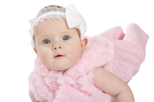 Een schattige babymeisje — Stockfoto