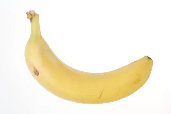 Plátano sobre fondo blanco —  Fotos de Stock