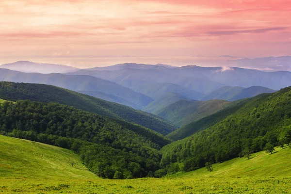 Carpathians ridges — Stock Photo, Image