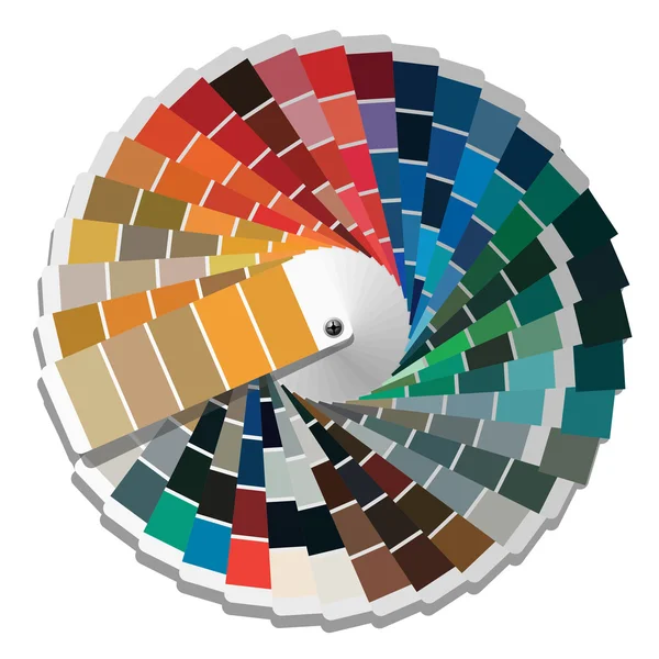 Guia de paleta de cores. — Fotografia de Stock