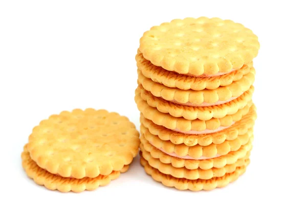 Cookies isolated on white background — Stock Photo, Image
