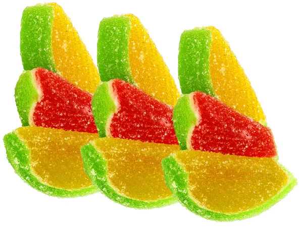 Žvýkání marmeládu multi-barevné všeho druhu — Stock fotografie
