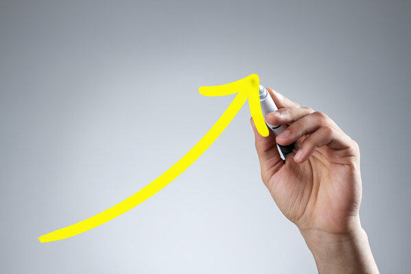 Drawing increasing arrow