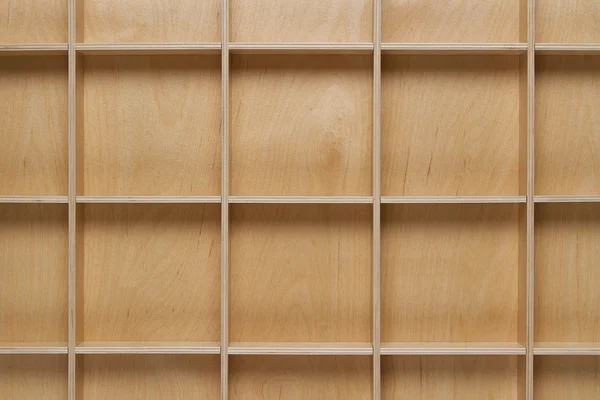 Empty bookshelf with copy space — Stock Photo, Image
