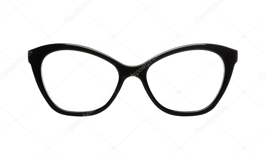Cat's eye shaped retro glasses