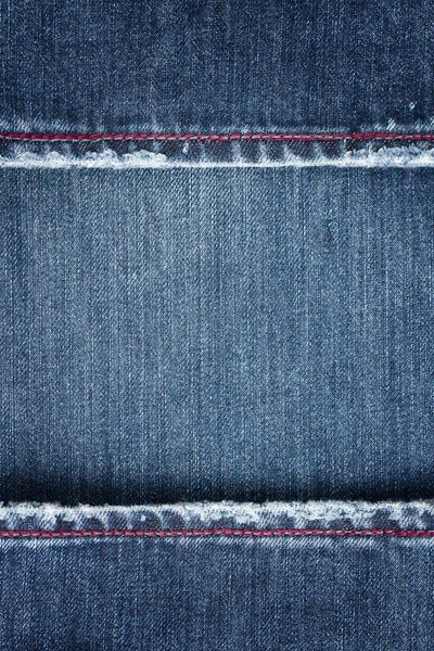 Jeans grens met kopie ruimte — Stockfoto