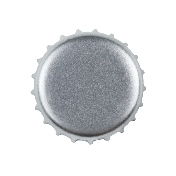 Blank bottle cap with clipping path — Stock Photo, Image