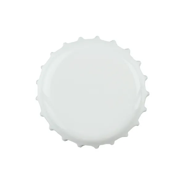 Blank bottle cap with clipping path — Stock Photo, Image