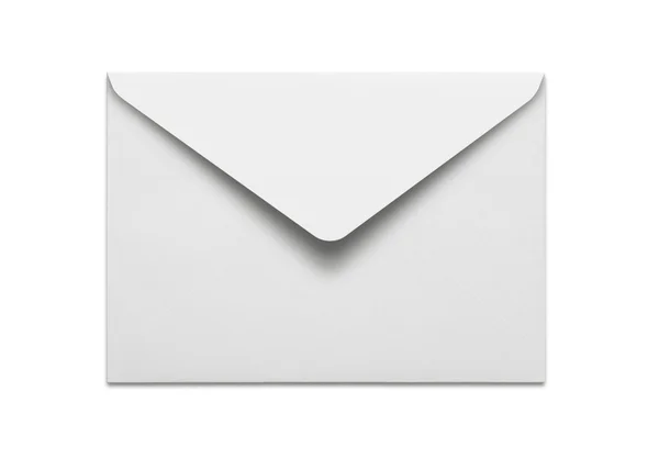 Blank envelope on white — Stock Photo, Image