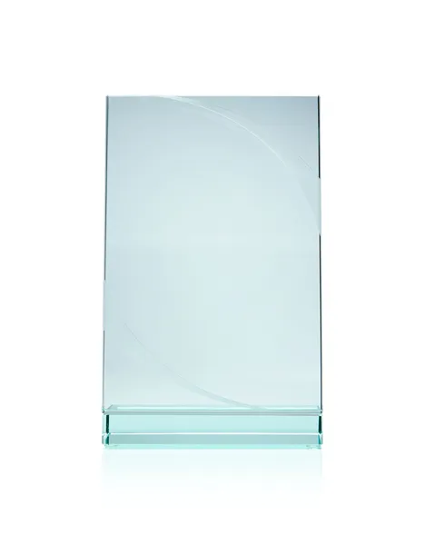 Premio de vidrio en blanco — Foto de Stock