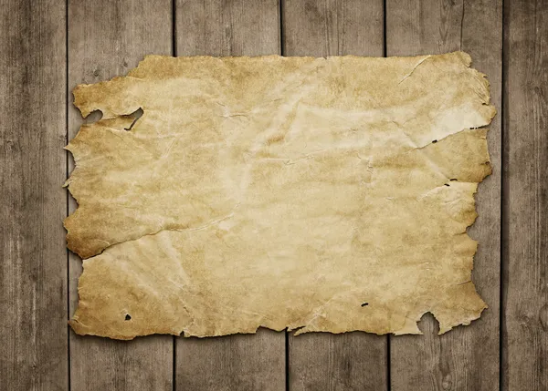 Stary papier w drewniane tło grunge — Zdjęcie stockowe