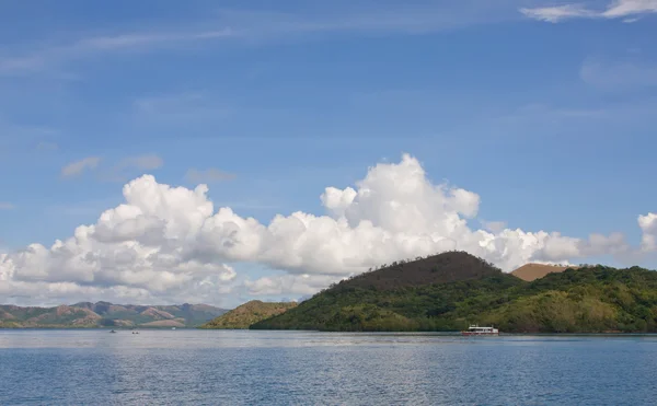 Boot op zee van de Filipijnen — Stockfoto