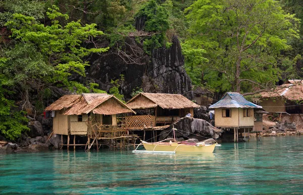 Boot op zee van de Filipijnen — Stockfoto