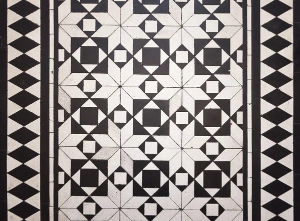 빅토리아 스타일 바닥 타일 패턴 — 스톡 사진