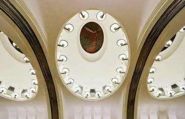 Moskova metro istasyonu mayakovskaya iç