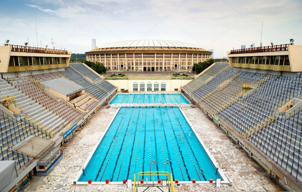 Sports swimming pool in Moscow
