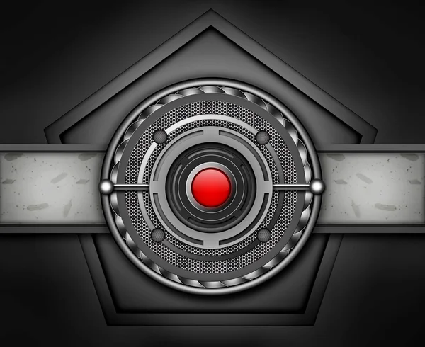 Background metal button — Stock Photo, Image