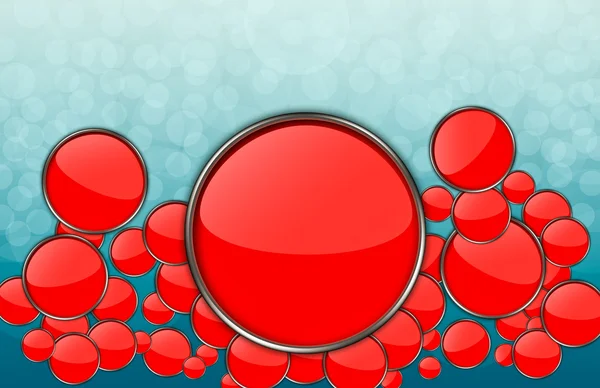 Hermoso fondo de pantalla de bola roja — Foto de Stock