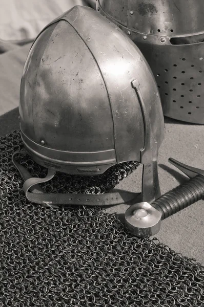 The knightly weapon and armour — Stock Photo, Image