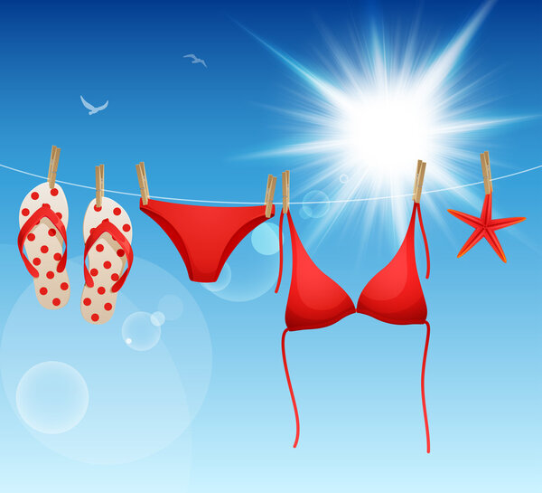 Голубой фон неба.