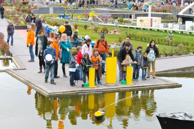 Lahey, Hollanda - 7 Nisan: turist madurodam ex ziyaret