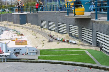Lahey, Hollanda - 7 Nisan: turist madurodam ex ziyaret