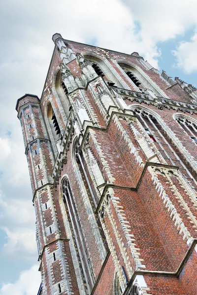 Der alte Kirchturm in Gorinchem. Niederlande — Stockfoto