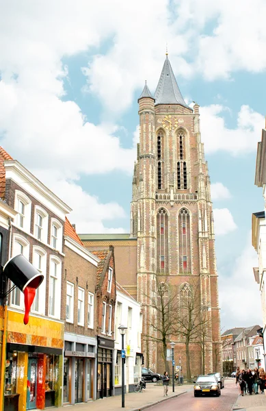 En la ciudad holandesa de Gorinchem. Países Bajos — Foto de Stock