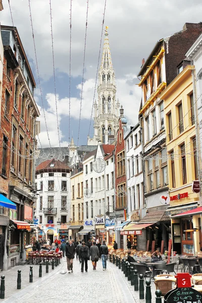 En las calles de Bruselas. Países Bajos — Foto de Stock