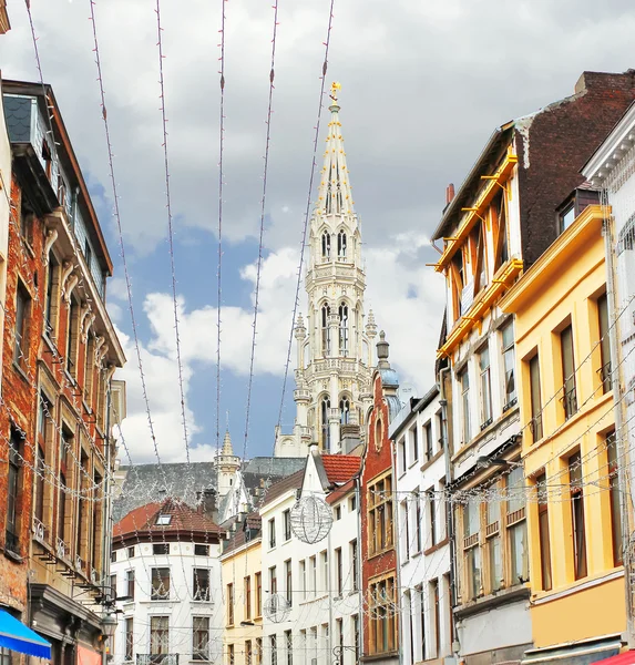 På gatorna i Bryssel. Belgien — Stockfoto