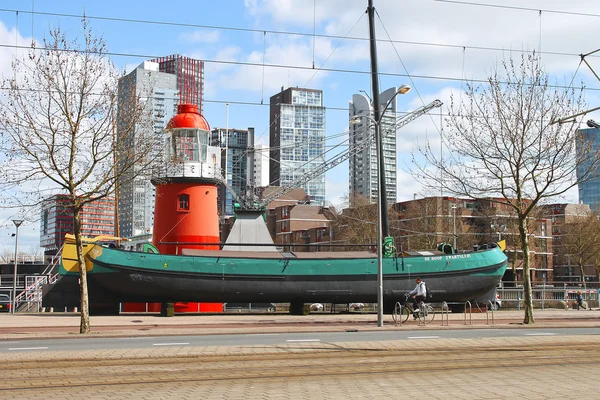 Puerto - museo en Rotterdam. Países Bajos — Foto de Stock