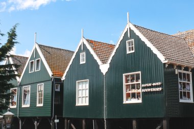 Gift shop on the island of Marken. Netherlands clipart