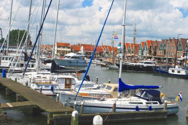 Volendam Limanda gemiler. Hollanda