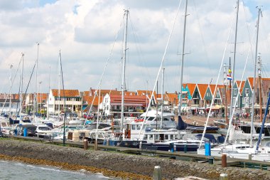 Volendam Limanda gemiler. Hollanda