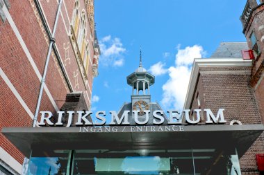 Rijksmuseum in Amsterdam. Netherlands clipart